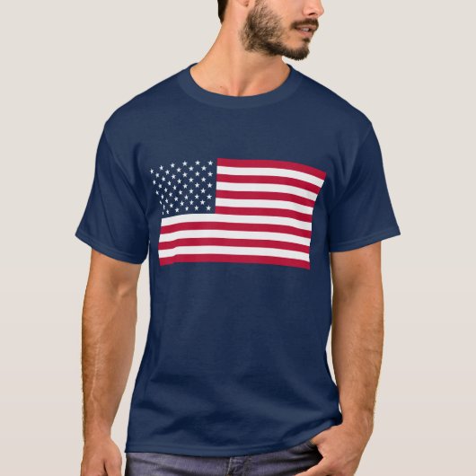 米国の旗 Tシャツ (正面)