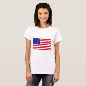 米国の旗 Tシャツ (正面フル)