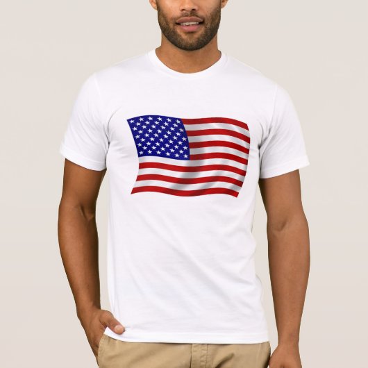 米国の旗 Tシャツ (正面)
