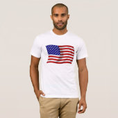米国の旗 Tシャツ (正面フル)