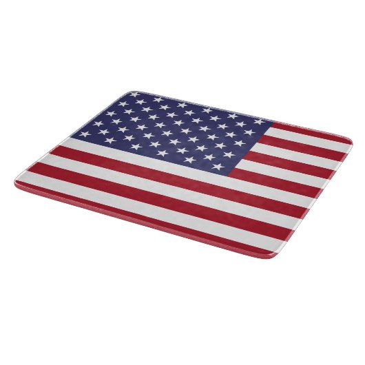 米国の星とストライプ カッティングボード (角)