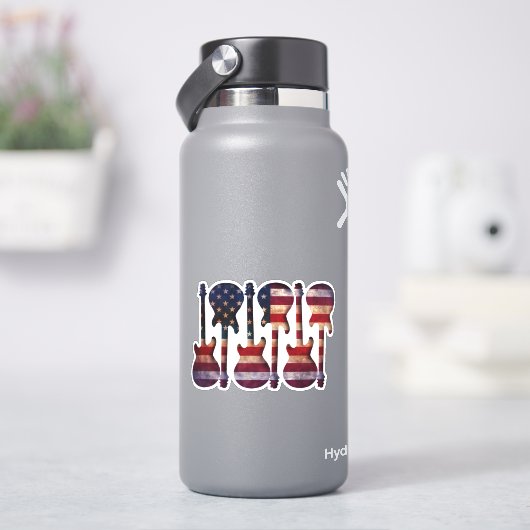 米国の星とストライプ シール (HydroFlask)