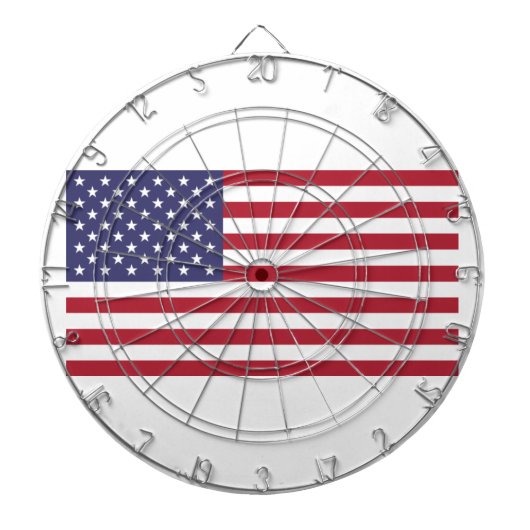 米国の星とストライプ ダーツボード (正面)