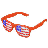 米国の星とストライプ レトロサングラス (アングル)