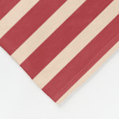 米国の星の愛国ストライプ国旗モノグラム フリースブランケット (角)