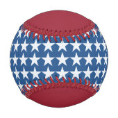 米国の星パーソナライズされた 野球ボール (裏面)