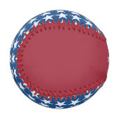 米国の星パーソナライズされた 野球ボール (正面左)