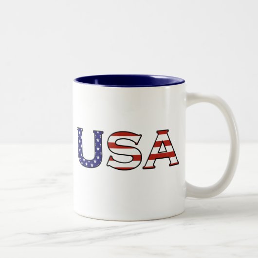 米国の星及びストライプなマグ ツートーンマグカップ (右)