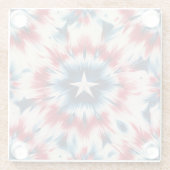 米国の星 ガラスコースター (裏面)