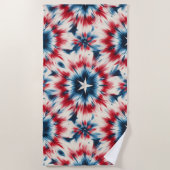 米国の星 ビーチタオル (正面)