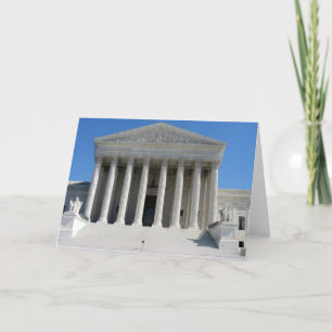米国の最高裁判所の建物 カード