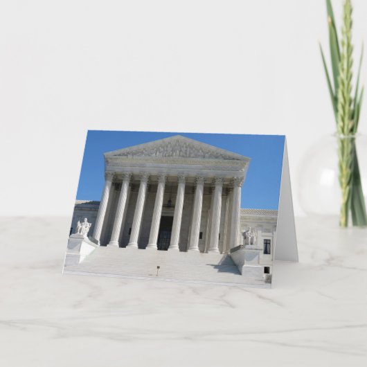 米国の最高裁判所の建物 カード (正面)