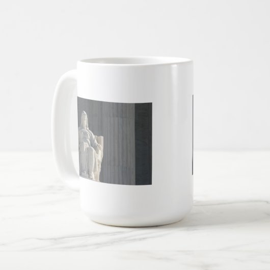 米国の最高裁判所の建物 コーヒーマグカップ (正面左)