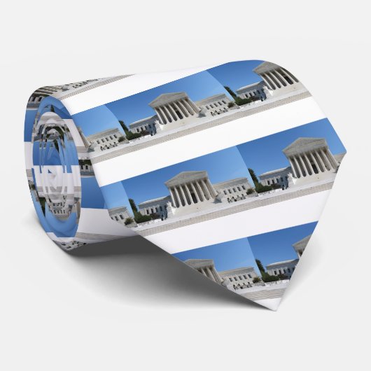 米国の最高裁判所の建物 ネクタイ (ロール)