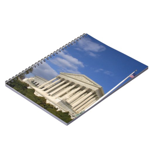 米国の最高裁判所の建物 ノートブック (左側)