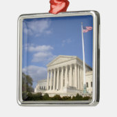米国の最高裁判所の建物 メタルオーナメント (左)