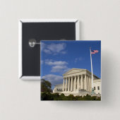 米国の最高裁判所の建物 缶バッジ (正面&裏面)