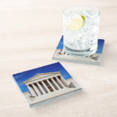 米国の最高裁判所の建物、Washington D.C.、米国 ガラスコースター (アングル)