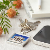 米国の最高裁判所の建物、Washington D.C.、米国 キーホルダー (側面)