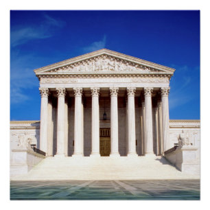 米国の最高裁判所の建物、Washington D.C.、米国 ポスター
