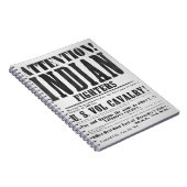 米国の有志の騎兵隊のための募集ポスター、 ノートブック (右側)