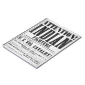 米国の有志の騎兵隊のための募集ポスター、 ノートブック (左側)