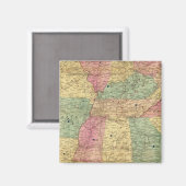 米国の歴史軍隊地図 マグネット (正面/裏面)