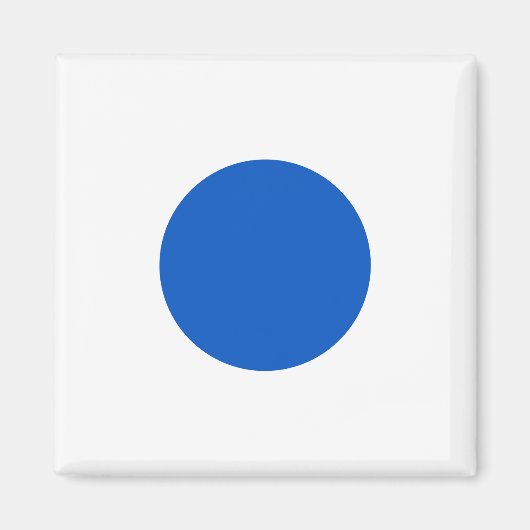 米国の民主党がアンチ・トランプに抗議を支持するブルードット マグネット (正面)