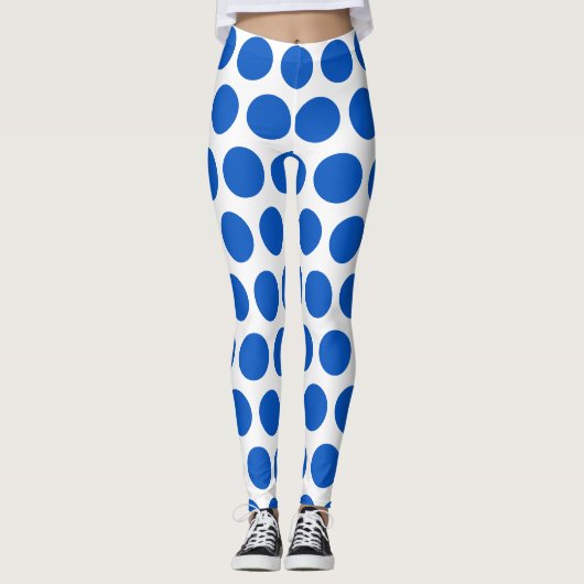 米国の民主党がアンチ・トランプに抗議を支持するブルードット レギンス (正面)