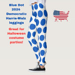米国の民主党がアンチ・トランプに抗議を支持するブルードット レギンス<br><div class="desc">これらの目を引くレギンスは幾何学的な青いドットパターンを特徴としており、ドナルド・トランプ大統領に対する政治的な抗議を示している。2024年の米国の選挙の大統領の間、民主党が共和党の赤い地域で支持する印として最初に登場した青い点は、現在の政権に抗議して再び全国的に浮上し、青い投票に抵抗するメッセージとして。</div>