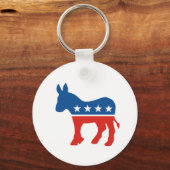 米国の民主党員パーティー・ドンキー・アメリカ キーホルダー (正面)