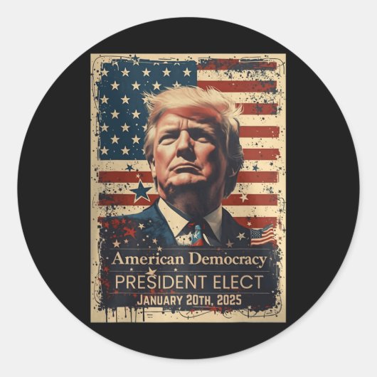 米国の民主国家選大統領ダ ラウンドシール (正面)