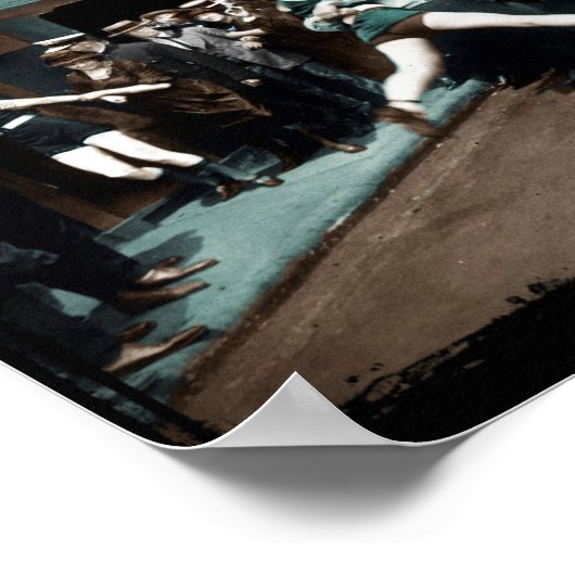 米国の水着の逮捕 ポスター (角)