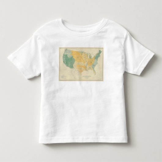 米国の河川 トドラーTシャツ (正面)