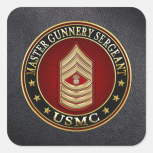 米国の海兵隊員: マスターの特務曹長(USMC MGySgt) スクエアシール