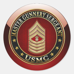 米国の海兵隊員: マスターの特務曹長(USMC MGySgt) ラウンドシール