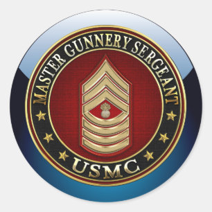 米国の海兵隊員: マスターの特務曹長(USMC MGySgt) ラウンドシール
