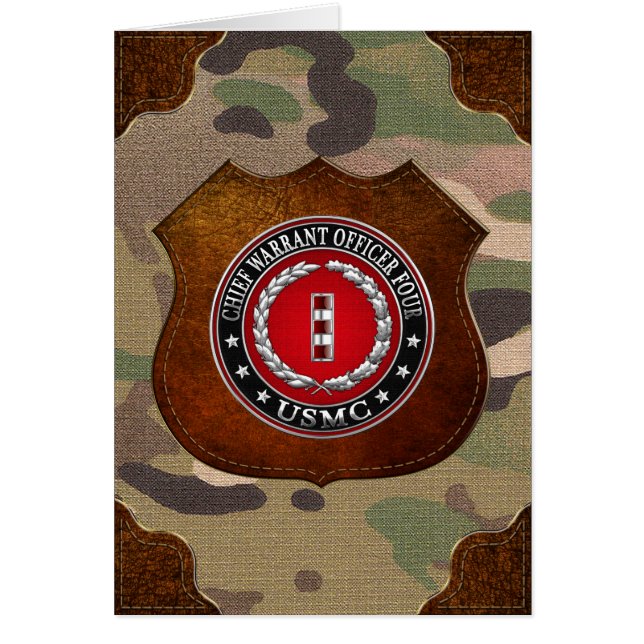 米国の海兵隊：最高令状フォー(USMC CWO-4) [3D] (正面)