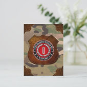 米国の海兵隊：最高令状5号(USMC CWO-5) [3D] ポストカード (スタンド正面)