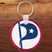 米国の海賊パーティー キーホルダー (正面)