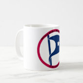 米国の海賊パーティー コーヒーマグカップ (正面左)