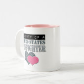 米国の消防士の特性 ツートーンマグカップ (正面左)