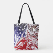 米国の渦巻のトート トートバッグ (裏面)