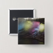 米国の滝 缶バッジ (正面&裏面)