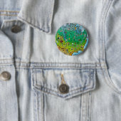 米国の漫画の地図 缶バッジ (インサイチュ)