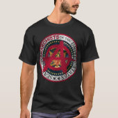 米国の無政府主義者のシール Tシャツ (正面)