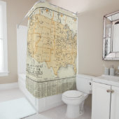 米国の無線の放送局 シャワーカーテン (インサイチュ)