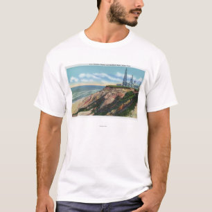 米国の無線場所、高地の眺め Tシャツ