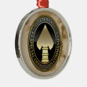 米国の特殊作戦部隊 メタルオーナメント (右)