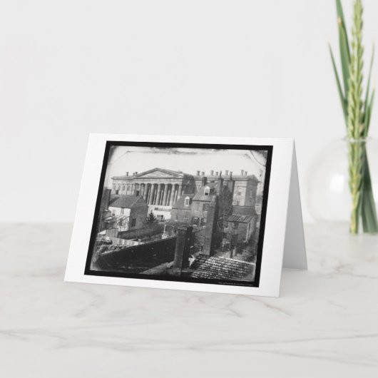 米国の特許局の銀板写真1846年 カード (正面)